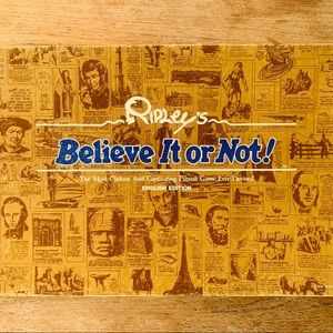 Ripley's Believe It or Not! (1984) Vintage board game - by Miltion Bradley